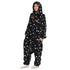 Snuggs Blanket Onesie Black With White Stars